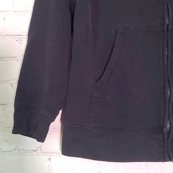 The North Face Glow in The Dark Logo Galaxy Hoodie Sweatshirt Black Youth Sz L - Picture 8 of 17